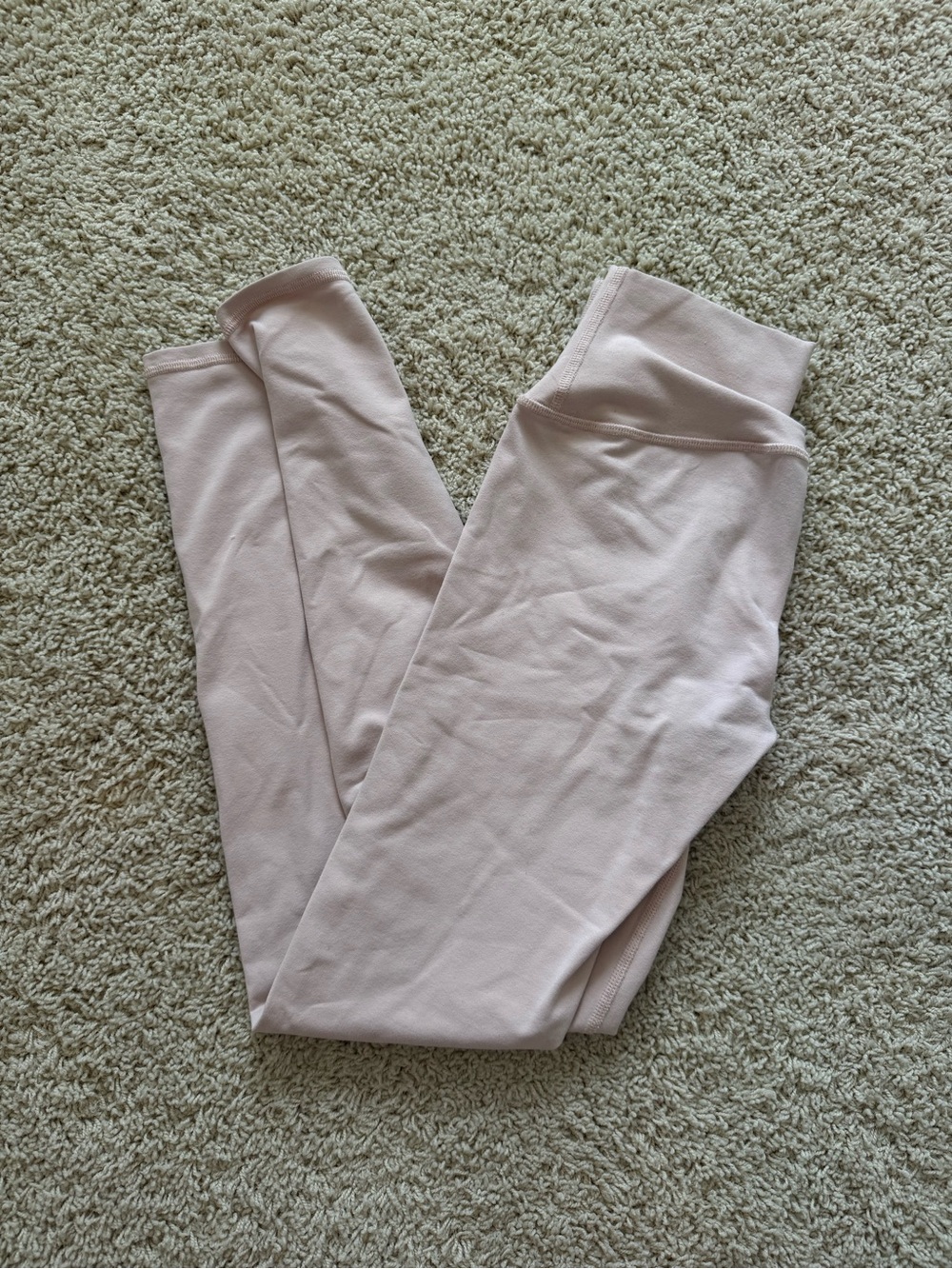 ALO Yoga Pale Pink High-Rise Leggings